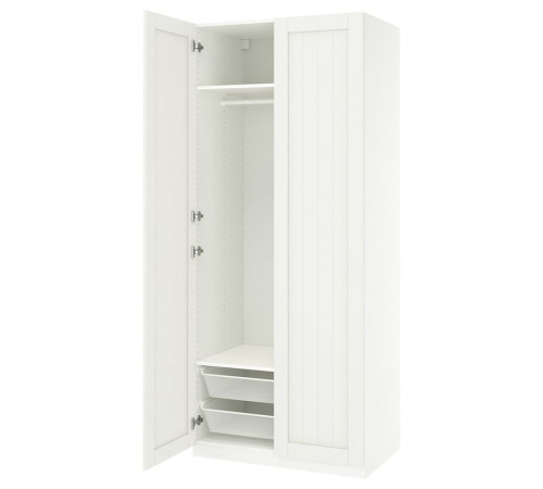 Kombinacja szafy, biały/biały PAX / GULLABERG 895.629.83