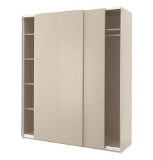 Гардеробная комбинация, серо-бежевый/серо-бежевый ПАКС/ХАСВИК 895.681.93