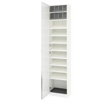Kombinacja szafy, biały/lustro PAX / ÅHEIM 895.903.25