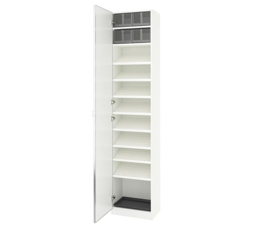 Kombinacja szafy, biały/lustro PAX / ÅHEIM 895.903.25