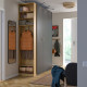 Kombinacja szafy, ciemnoszary ciemnoszary/imit. dębu PAX / FORSAND 896.234.63