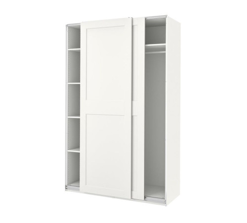 Szafa, biały/biały PAX / GRIMO 994.297.81