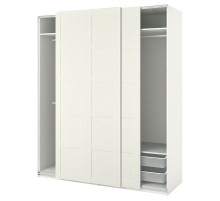Kombinacja szafy, biały/biały PAX / BERGSBO 994.357.39