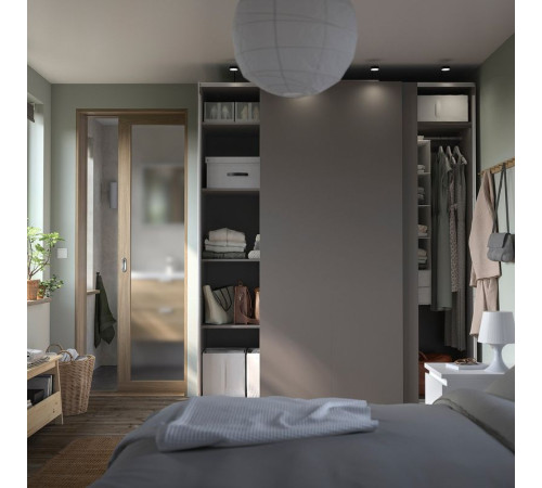 Szafa, ciemnoszary/ciemnoszary PAX / HASVIK 994.359.80