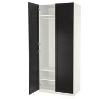 Szafa, biały/antracyt PAX / FLISBERGET 995.006.64