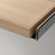 Wysuwana półka z wkładem, imitacja dębu bejcowanego na biało KOMPLEMENT 792.494.94