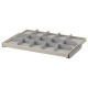 Wysuwana półka z przegrodą, szarobeżowy/jasnoszary KOMPLEMENT 894.370.84