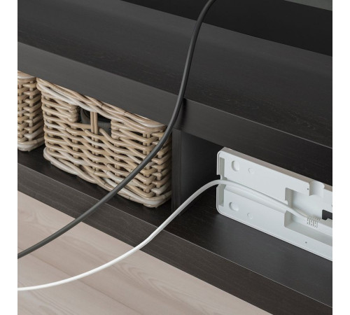 Szafka pod TV, czarnybrąz LACK 204.989.04