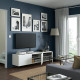 Ława TV z drzwiami, biały/Västerviken biały BESTÅ 394.222.16
