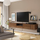 Szafka na TV,hifi, brązowy orzech/z drzwiami EKET 395.809.94