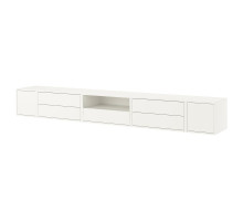 Тумба под телевизор, Hi-Fi, белая/с дверцами EKET 595.809.93