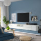 Szafka na TV,hifi, biały/z drzwiami EKET 595.809.93