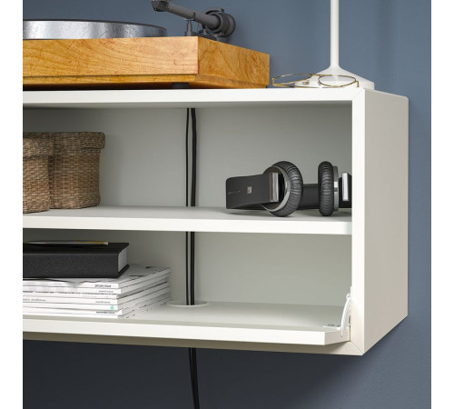 Szafka na TV,hifi, biały/z drzwiami EKET 595.809.93
