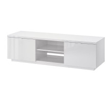 Szafka pod TV, połysk biały BYÅS 802.277.97