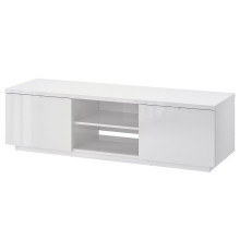 Szafka pod TV, połysk biały BYÅS 802.277.97