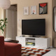 Szafka pod TV, połysk biały BYÅS 802.277.97