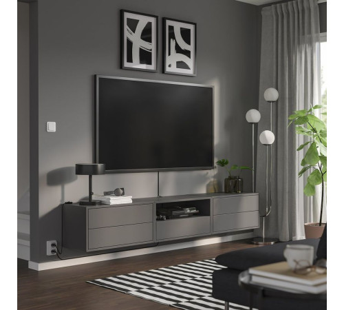 Szafka na TV,hifi, ciemnoszary EKET 895.809.82
