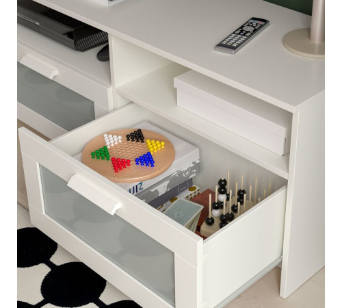 Szafka pod TV, biały BRIMNES 403.376.94