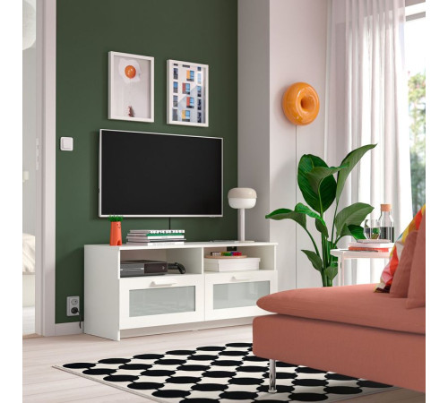 Szafka pod TV, biały BRIMNES 403.376.94