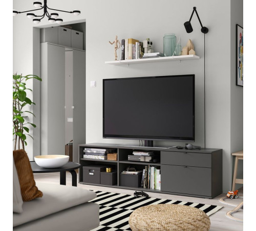 Szafka pod TV, ciemnoszary VIHALS 505.428.68