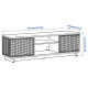 Szafka pod TV, rattan FRYKSÅS 805.740.99