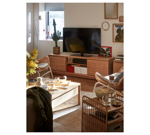 Szafka pod TV, rattan FRYKSÅS 805.740.99