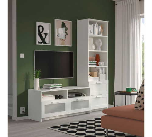 Szafka pod TV, biały BRIMNES 391.843.43