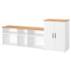 Szafka pod TV, biały SKRUVBY 594.946.03