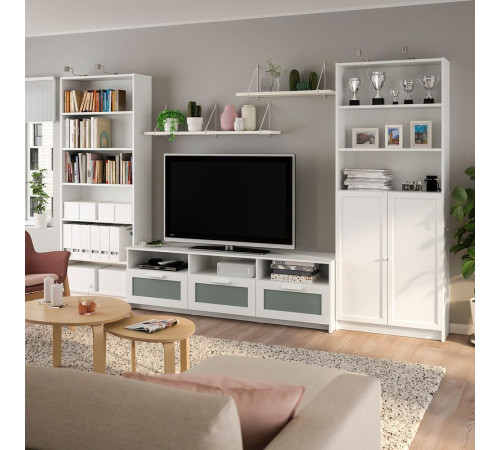 Szafka pod TV, biały BILLY / BRIMNES 693.986.20