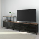 Szafka pod TV, czarny FJÄLLBO 791.912.66