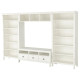 Szafka pod TV, biała bejca HEMNES 792.995.54