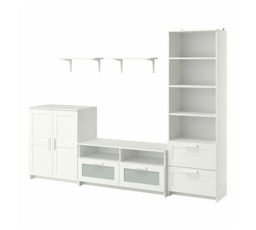Szafka pod TV, biały BRIMNES / BURHULT 793.986.72