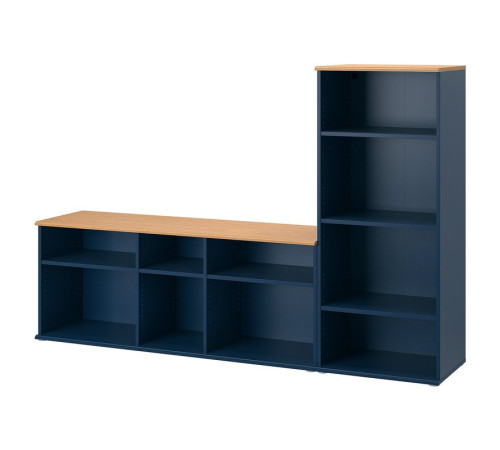 Szafka pod TV, czarnoniebieski SKRUVBY 894.946.06