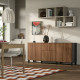Комбинация ящиков, черно-коричневый Лаппвикен/Стуббарп/орех коричневый БЕСТО 196.123.64