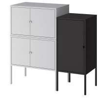 Kombinacja szafek, szary/antracyt LIXHULT 093.883.65