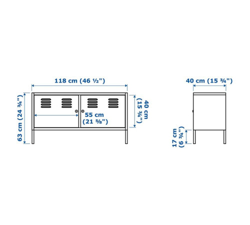 Szafka, biały IKEA PS 102.514.51