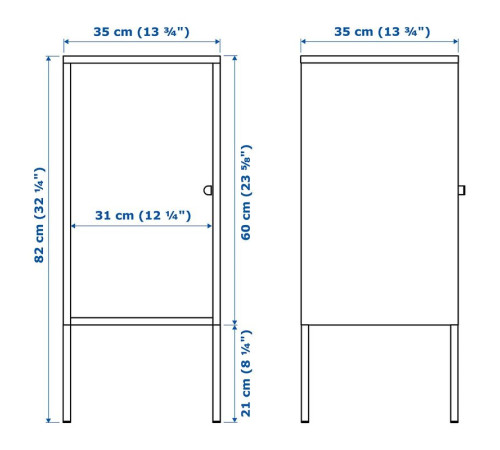 Szafka, metal/antracyt LIXHULT 204.765.20