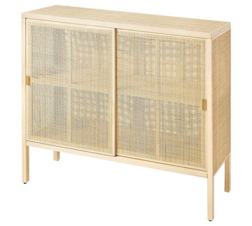 Szafka z drzwiami przesuwnymi, rattan/sosna STOCKHOLM 2025 705.866.39