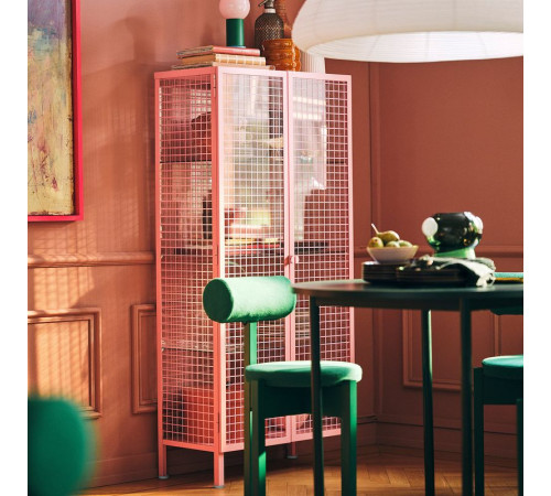 Витрина, светло-розовая, IKEA PS 2026 806.169.52