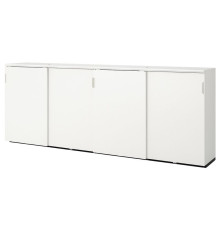 Комбинация с раздвижными дверями, белый GALANT 092.856.16