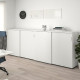 Комбинация с раздвижными дверями, белый GALANT 092.856.16