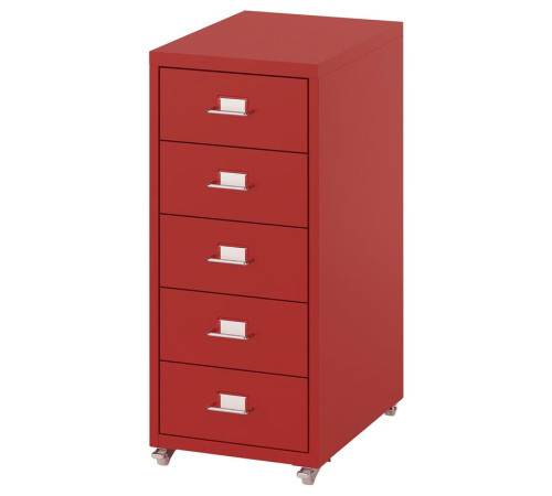Комод на колесиках, красный HELMER 206.250.25