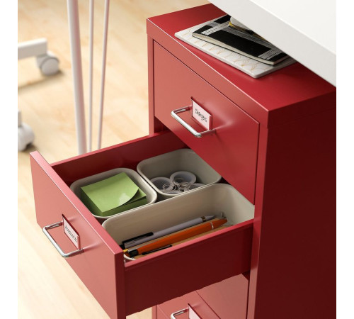Комод на колесиках, красный HELMER 206.250.25