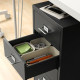 Комод на колесиках, черный HELMER 706.250.23