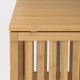Szafa otwarta z przesuw drzwiami, bambus NORDKISA 304.394.76