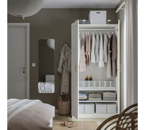 Szafa, biały/biały PAX / BERGSBO 695.006.32