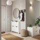Meble do przedpokoju, zestaw 2 szt, biały STÄLL / NORDLI 395.279.30
