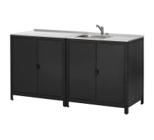Кухонная мойка/гардеробная, нержавеющая сталь GRILLSKÄR 194.965.43