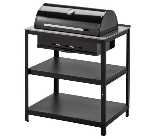 Grill węglowy, czarny/stal nierdz na zewnątrz GRILLSKÄR 304.714.47