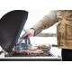 Grill węglowy, czarny/stal nierdz na zewnątrz GRILLSKÄR 304.714.47